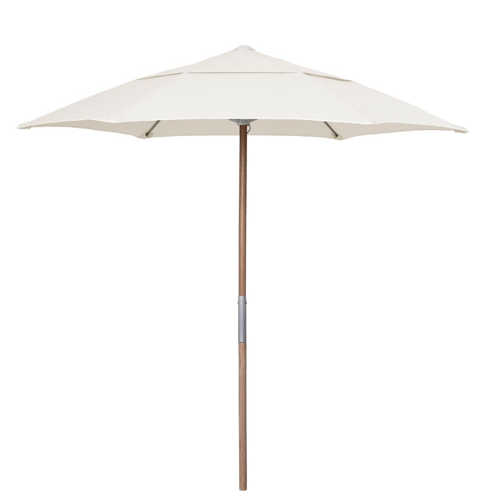 Fiberbuilt Umbrellas & Cushions 7BPU-6R-WDO-SP-Natural 7.5